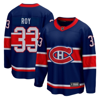 Youth Patrick Roy Montreal Canadiens Fanatics Branded 2020/21 Special Edition Jersey - Breakaway Blue