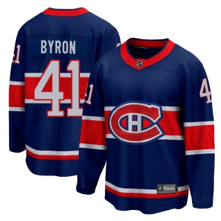 Youth Paul Byron Montreal Canadiens Fanatics Branded 2020/21 Special Edition Jersey - Breakaway Blue