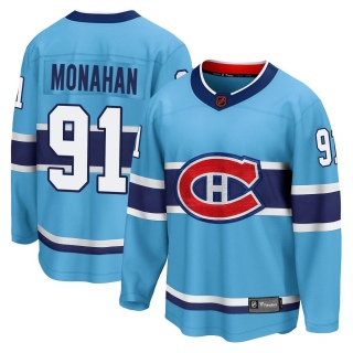 Youth Sean Monahan Montreal Canadiens Fanatics Branded Special Edition 2.0 Jersey - Breakaway Light Blue