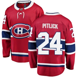Youth Tyler Pitlick Montreal Canadiens Fanatics Branded Home Jersey - Breakaway Red