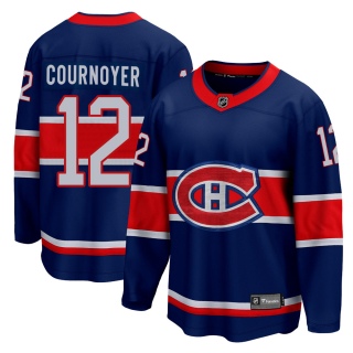 Youth Yvan Cournoyer Montreal Canadiens Fanatics Branded 2020/21 Special Edition Jersey - Breakaway Blue